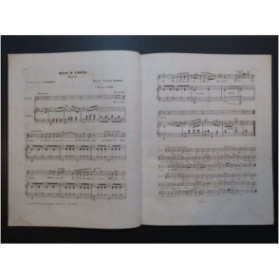 MONIOT Eugène Rêve d'amour Chant Piano ca1850