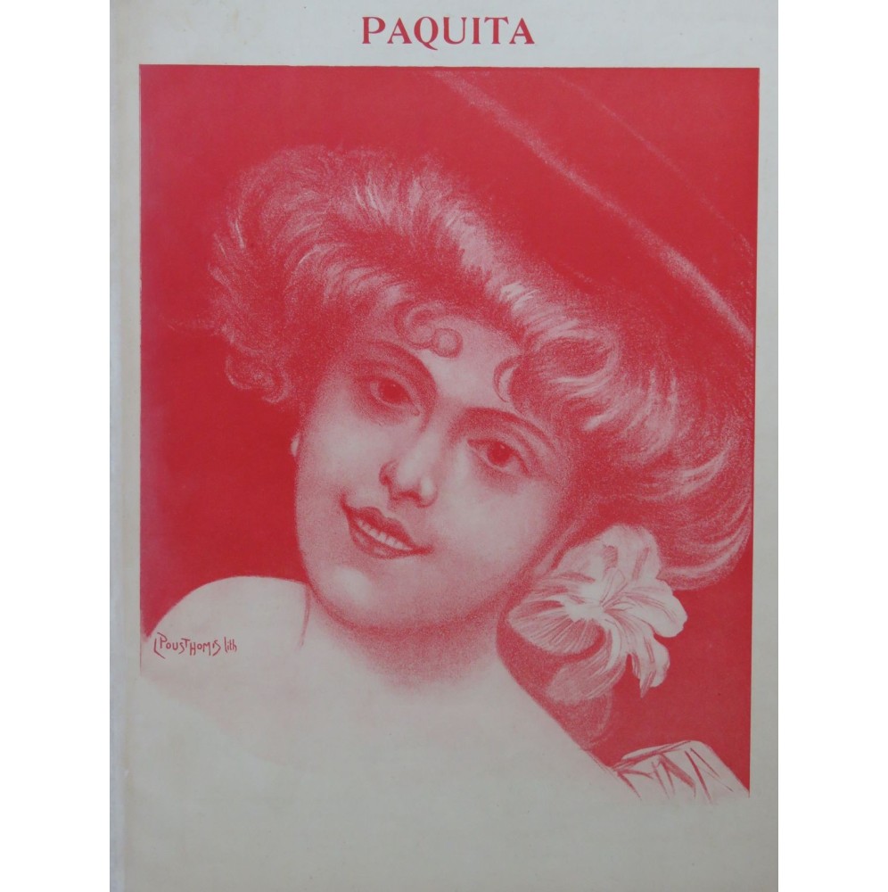 PAANS W. J. Paquita Valse Piano 1907