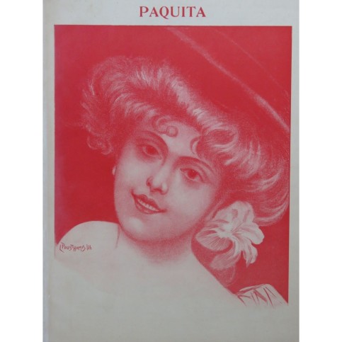 PAANS W. J. Paquita Valse Piano 1907