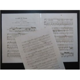 DUPREZ G. La reine du Tournoi Nanteuil Chant Piano ca1840