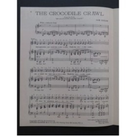 COSLOW Sam The Crocodile Crawl Chant Piano 1955