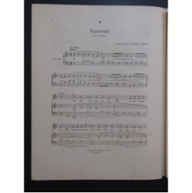 PÉRILHOU Albert Pastorale Chant Piano 1901