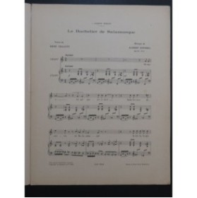 ROUSSEL Albert Le Bachelier de Salamanque Chant Piano 1919