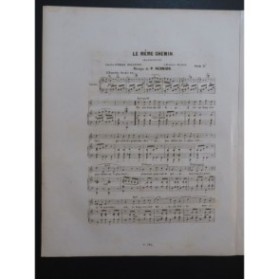 HENRION Paul Le même chemin Chant Piano 1845