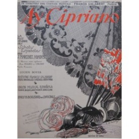 MARTINEZ ABADES J. Ay Cipriano Piano 1920