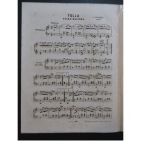 HESSER C. Tolla Chant Piano ca1860