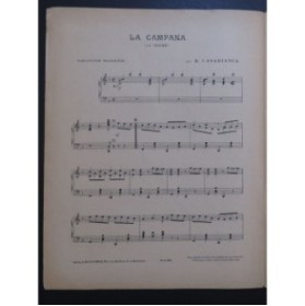CASABIANCA R. La Campana Piano 1920