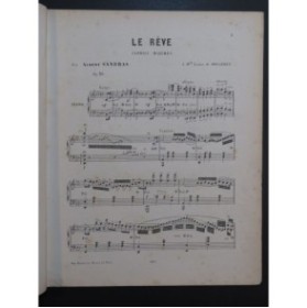 SANDRAS Albert Le rêve Piano ca1850