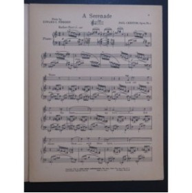 CRESTON Paul A Serenade Chant Piano 1952