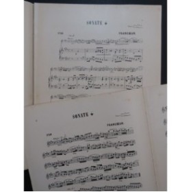 FRANCOEUR François Sonate No 4 Piano Violon