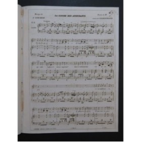 SCHUBERT Franz La Cloche des Agonisants Chant Piano ca1840