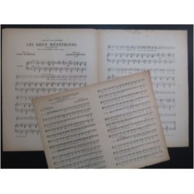 DURAND Lucien Les deux Ménétriers Chant Piano ca1896