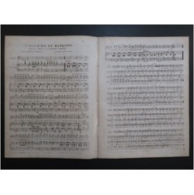 NADAUD Gustave L'Histoire du Mendiant Nanteuil Chant Piano ca1850