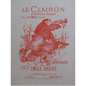 ANDRÉ Émile Le Clairon Chant Piano