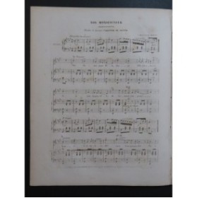DE LATOUR Aristide Non Monseigneur Chant Piano ca1840