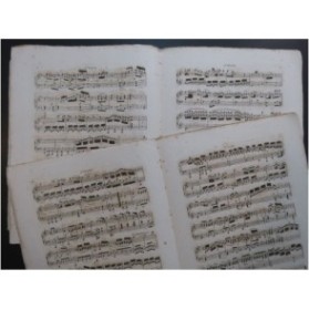 MOZART W. A. Grande Sonate pour 2 Pianos 4 mains 1853