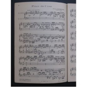 PACHELBEL Johann Cinq Pièces Orgue ou Harmonium 1932