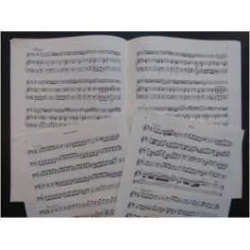 QUANTZ Johann Joachim Sonate D dur Flûte Basse continue
