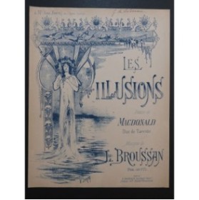 BROUSSAN L. Les Illusions Chant Piano ca1910