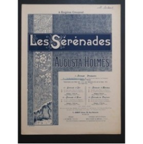 HOLMÈS Augusta Sérénade Printanière Chant Piano ca1884