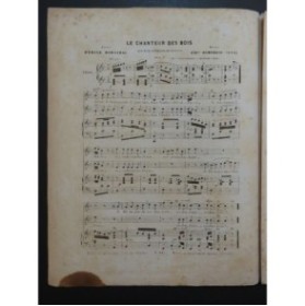 DAMOREAU-CINTI H. Le Chanteur des Bois Chant Piano ca1840