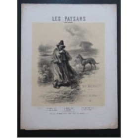 PARIZOT Victor Le Chien de Berger Chant Piano ca1850