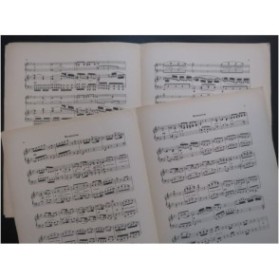 BEETHOVEN Andante Quartett op 18 No 3 Piano Harmonium 1893