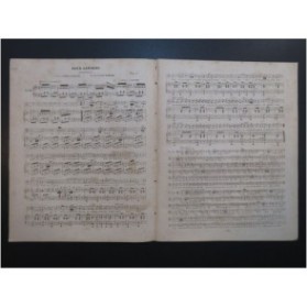 HENRION Paul Deux Langages Chant Piano 1845