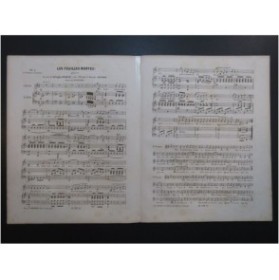 ABADIE Louis Les Feuilles Mortes Chant Piano 1840