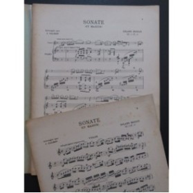 MARAIS Roland Sonate en Ut Majeur Violon Piano 1918