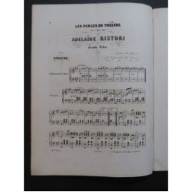 STRAUSS Adélaïde Ristori Grande Valse Piano ca1840