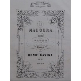 RAVINA Henri La Mahoura Piano ca1855