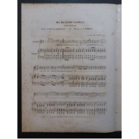 VIMEUX Joseph Ma Blanche Nacelle Chant Piano ca1840