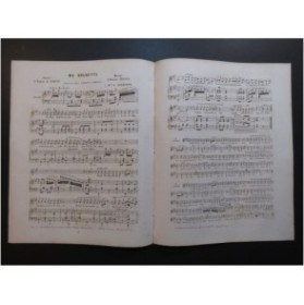 ARNAUD Étienne Ma Brunette Chant Piano ca1850