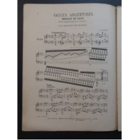 WYMAN A. P. Vagues Argentines Piano ca1898