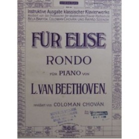 BEETHOVEN Für Elise Rondo Piano
