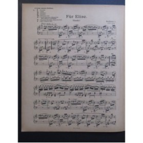 BEETHOVEN Für Elise Rondo Piano