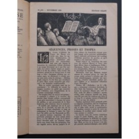 La Petite Maîtrise No 270 Gennaro Sérieyx Gay Simonet Blin Sala Chant Orgue 1935