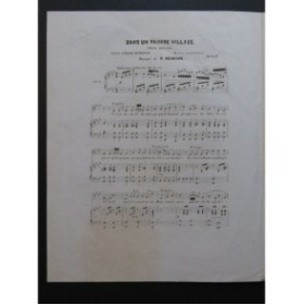 HENRION Paul Le bon curé Chant Piano 1845