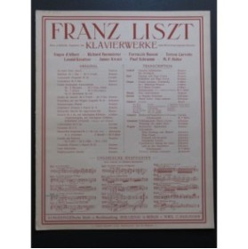 LISZT Franz Rhapsodie Hongroise No 4 Piano