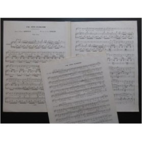 HENRION Paul Une fête flamande Chant Piano 1849