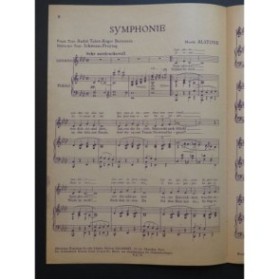 ALSTONE Symphonie Langsamer Foxtrot Chant Piano
