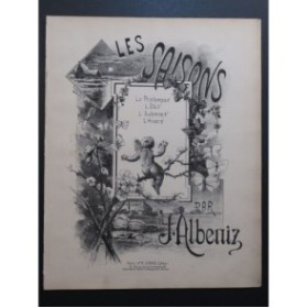 ALBENIZ Isaac Les Saisons No 2 L'été Piano 1892