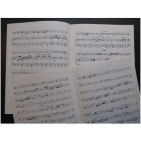 DAMASE Jean-Michel Prélude Élégie et Final Piano Trombone ou Tuba 1993