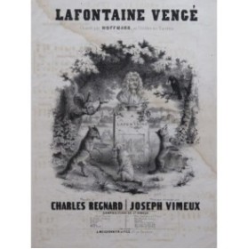VIMEUX Joseph Lafontaine vengé Chant Piano ca1840