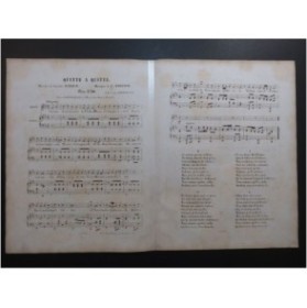 DARCIER L. Quitte à Quitte Chant Piano ca1870