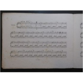 STRAUSS Johann Le Rêve Piano ca1850