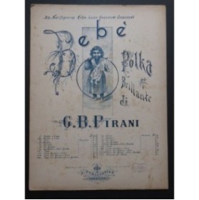 PIRANI G. B. Bébé Polka Brillante Piano Violon ou Mandoline