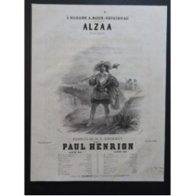 HENRION Paul Alzaa Chant Piano 1845