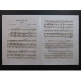 ABADIE Louis Priez pour moi Chant Piano ca1840